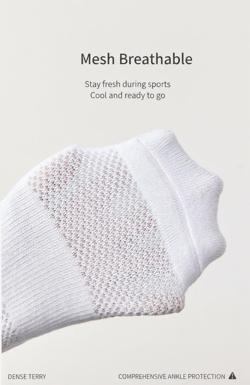 BASIQ Performance Cushioned Crew Socks - Unisex