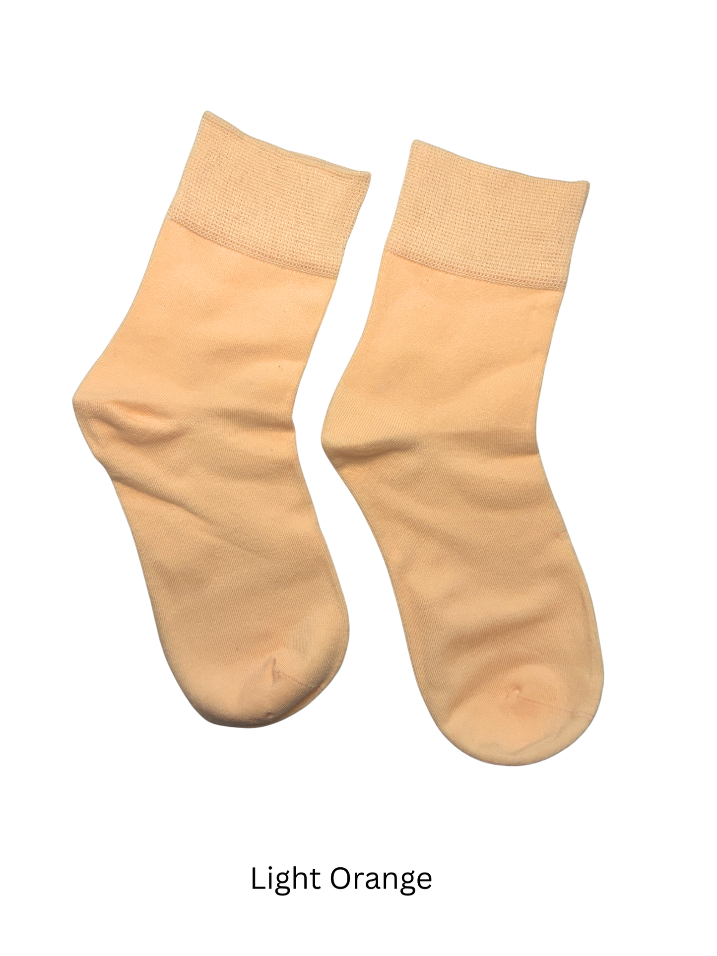 BASIQ Women's Antibacterial Crew Socks - Combed Cotton & Anti Odour Solid Socks