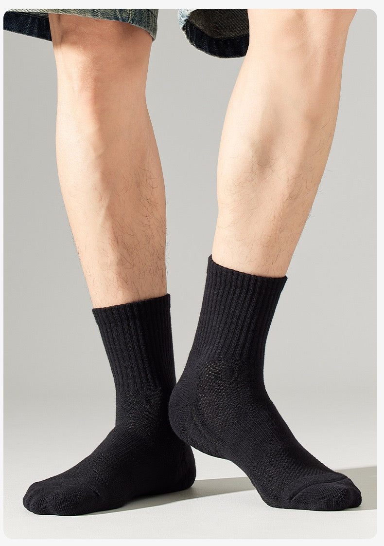 BASIQ Performance Cushioned Crew Socks - Unisex