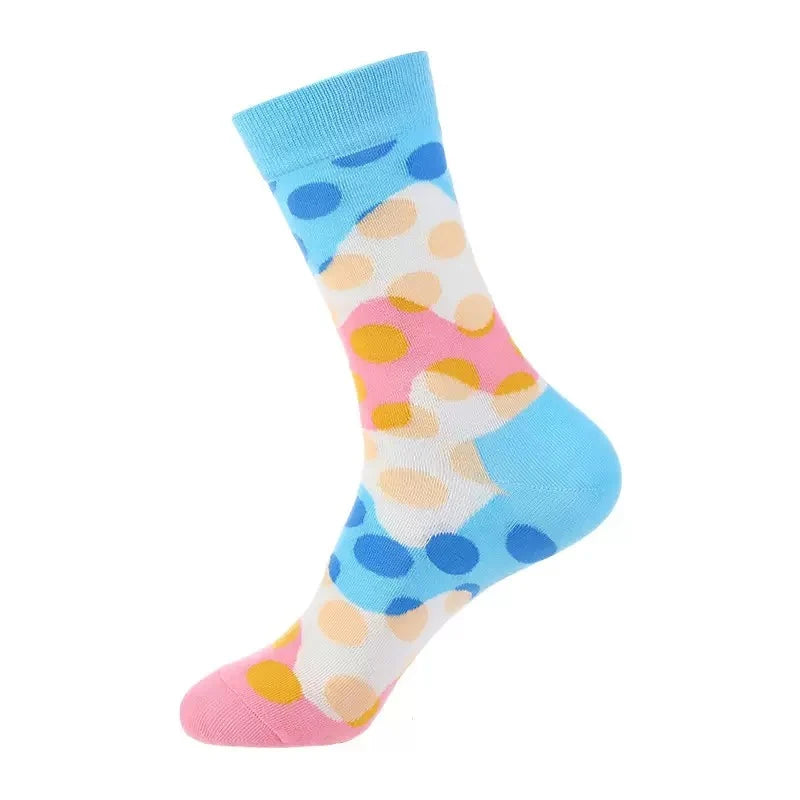 4 Pair BASIQ Bundle - Trendy Crew Socks for Women