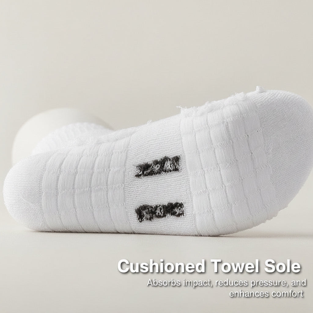 BASIQ Performance Cushioned Crew Socks - Unisex