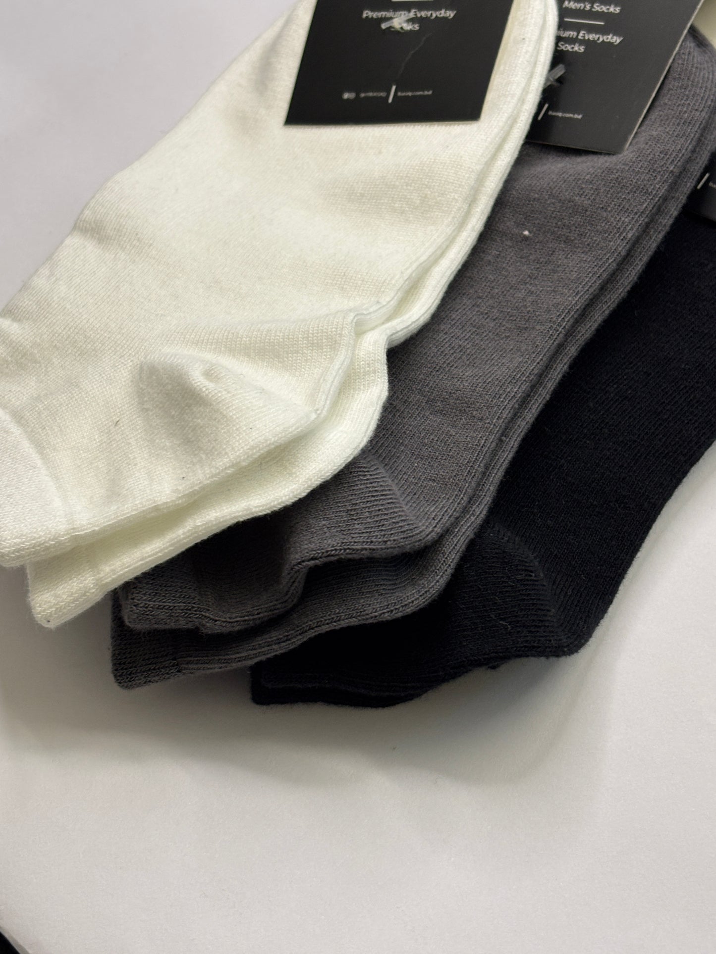 BASIQ Signature Men's Ankle Socks - Anti odour - Combed cotton- Sweat absorbing