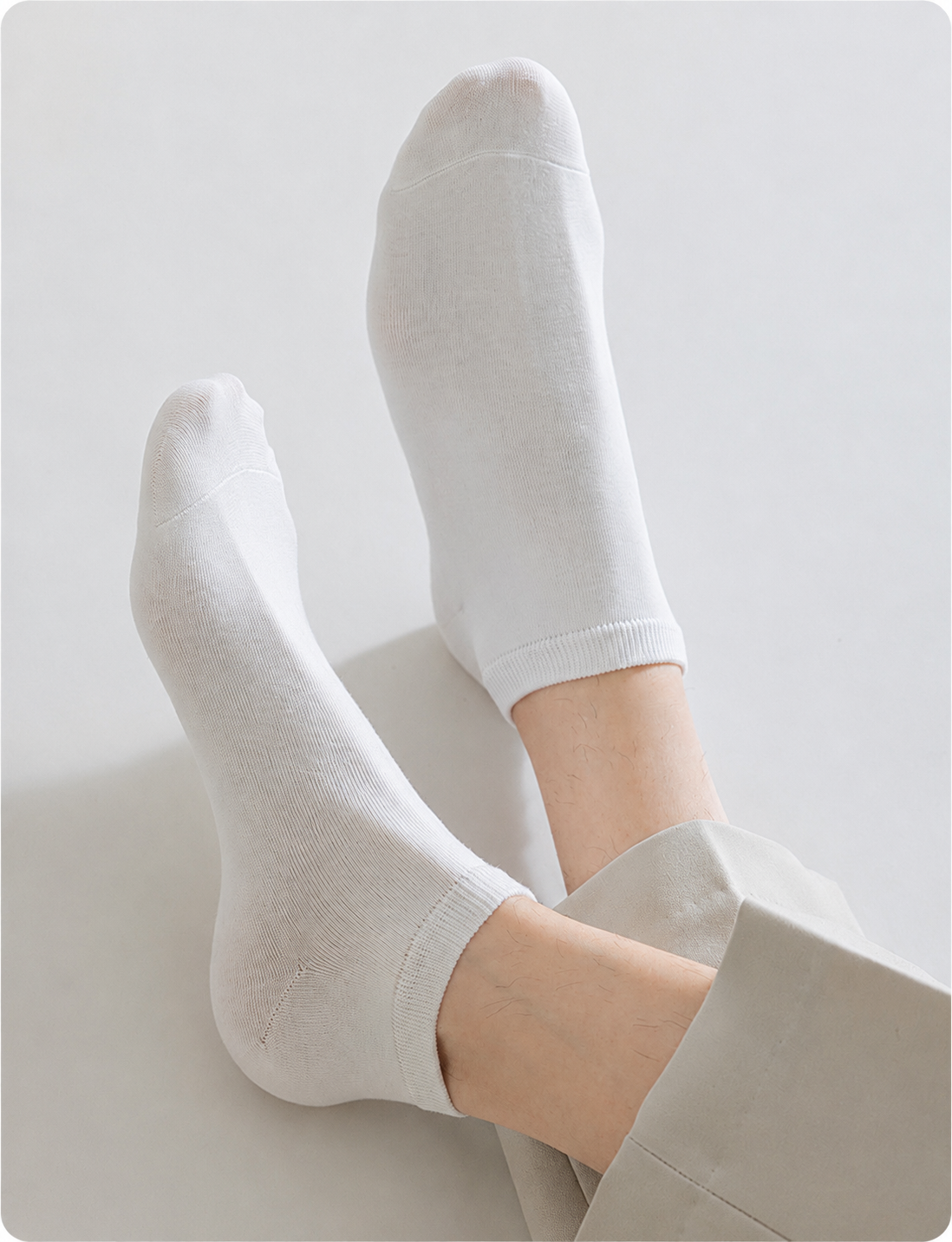 BASIQ Signature Men's Ankle Socks - Anti odour - Combed cotton- Sweat absorbing