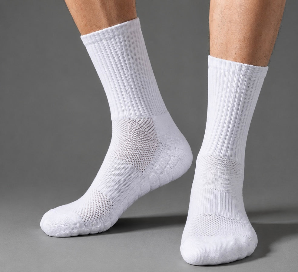 BASIQ Performance Cushioned Crew Socks - Unisex