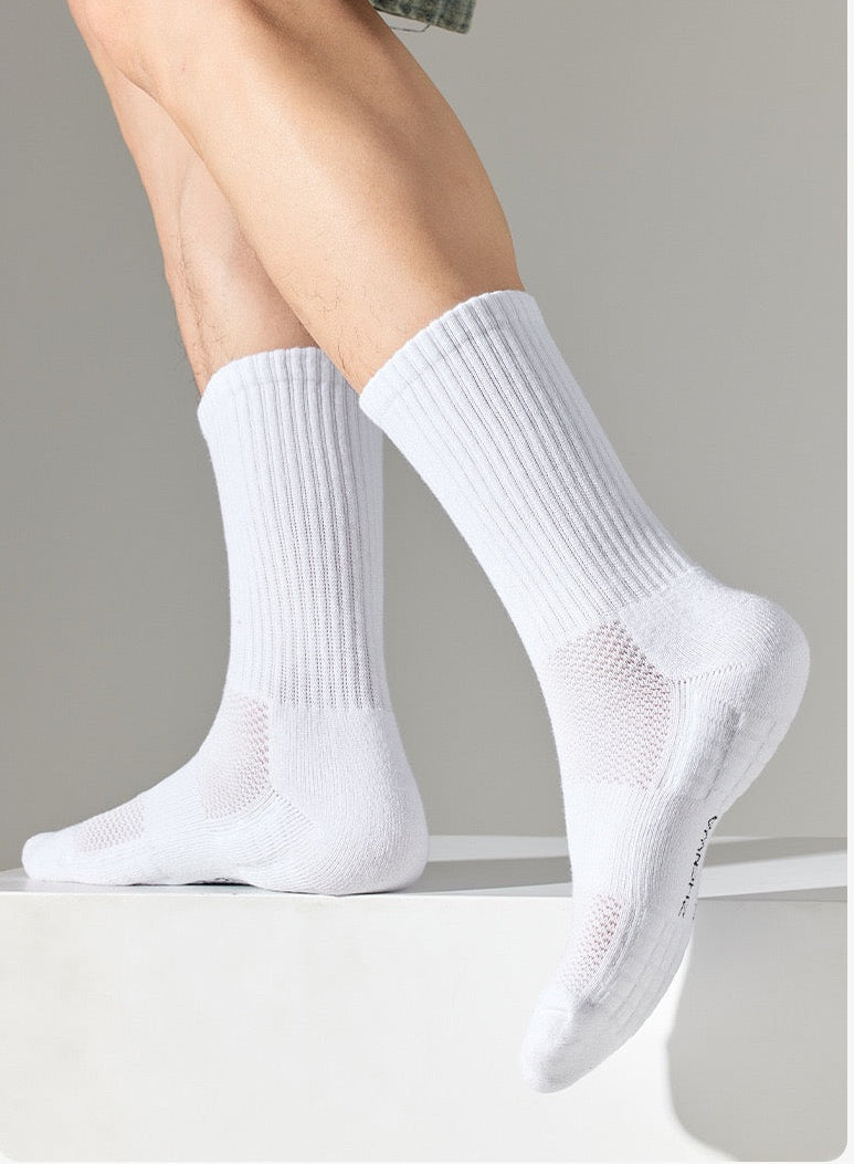 BASIQ Performance Cushioned Crew Socks - Unisex