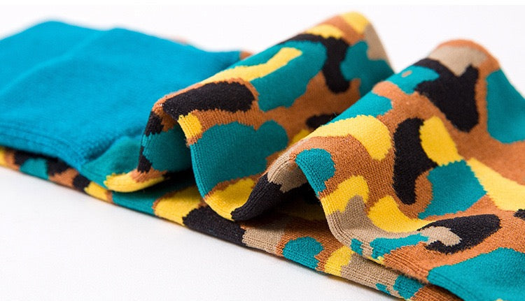 BASIQ Urban Camo Crew Socks – Dark Gray Camouflage