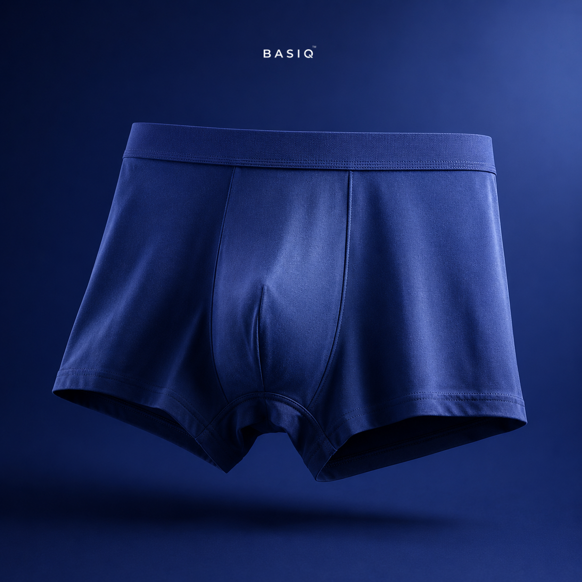 BASIQ Men's Modal Stretch Boxer Brief - Royal Blue
