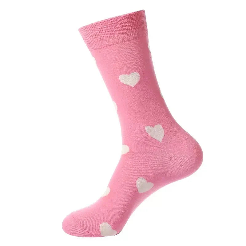 4 Pair BASIQ Bundle - Trendy Crew Socks for Women