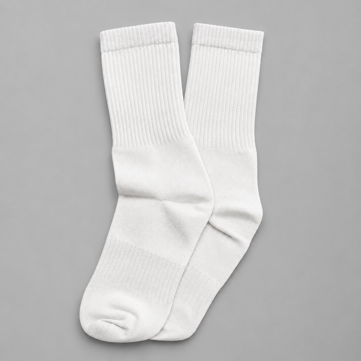 BASIQ Essential White Socks – 3 Pair Bundle | 3 Lengths