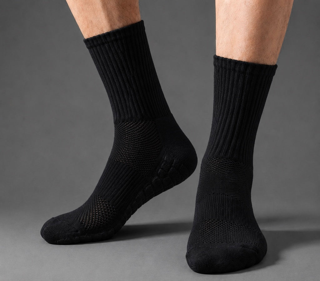 BASIQ Performance Cushioned Crew Socks - Unisex