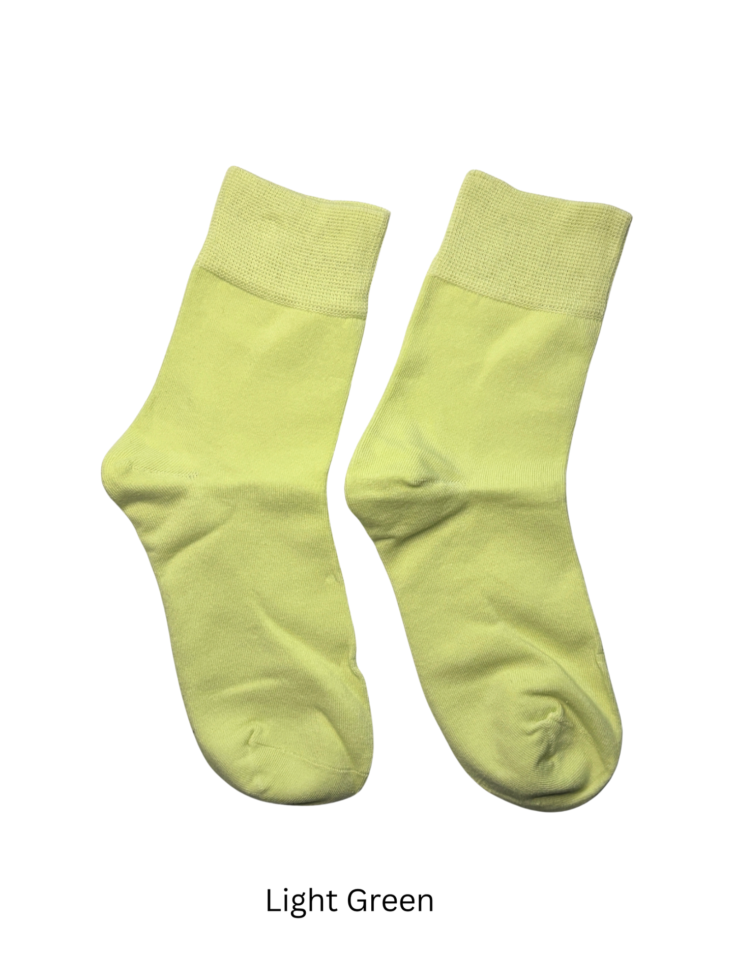 BASIQ Women's Antibacterial Crew Socks - Combed Cotton & Anti Odour Solid Socks