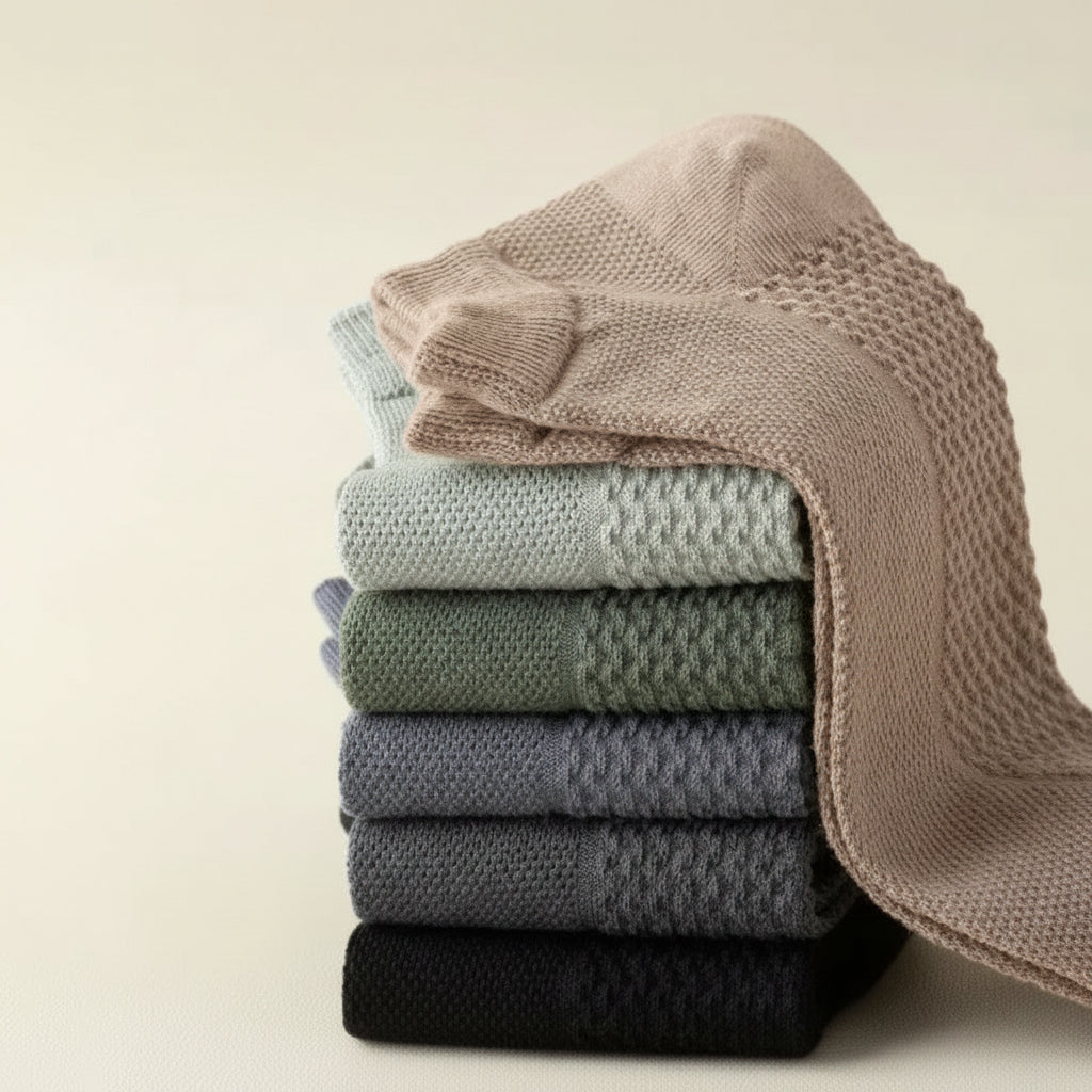 BASIQ Premium Cotton Mesh Ankle Socks – Breathable, Anti-Slip & Odor Control