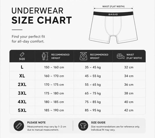 BASIQ Men's Modal Stretch Boxer Brief - Grey