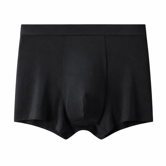 BASIQ Men's Modal Stretch Boxer Brief - Black