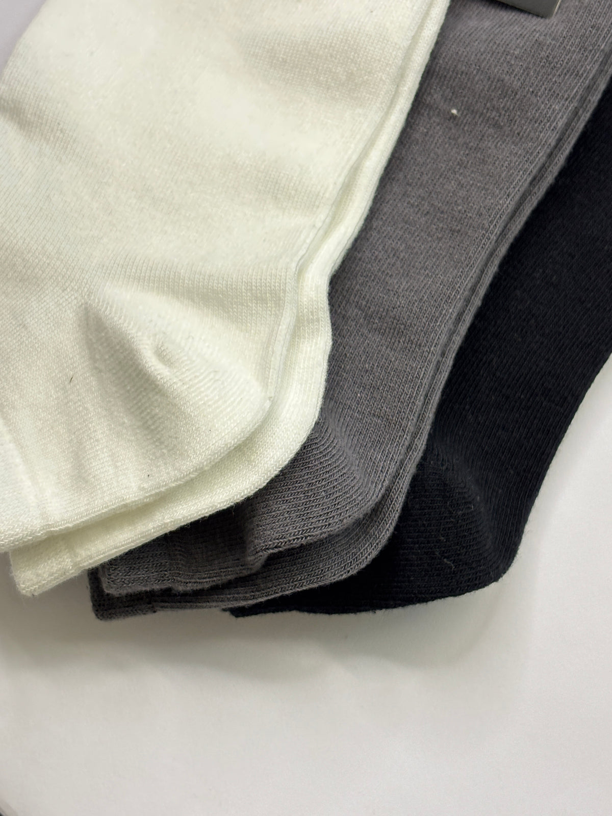 3 Pack Bundle - BASIQ Signature Ankle Socks solids - Antibacterial - Combed Cotton