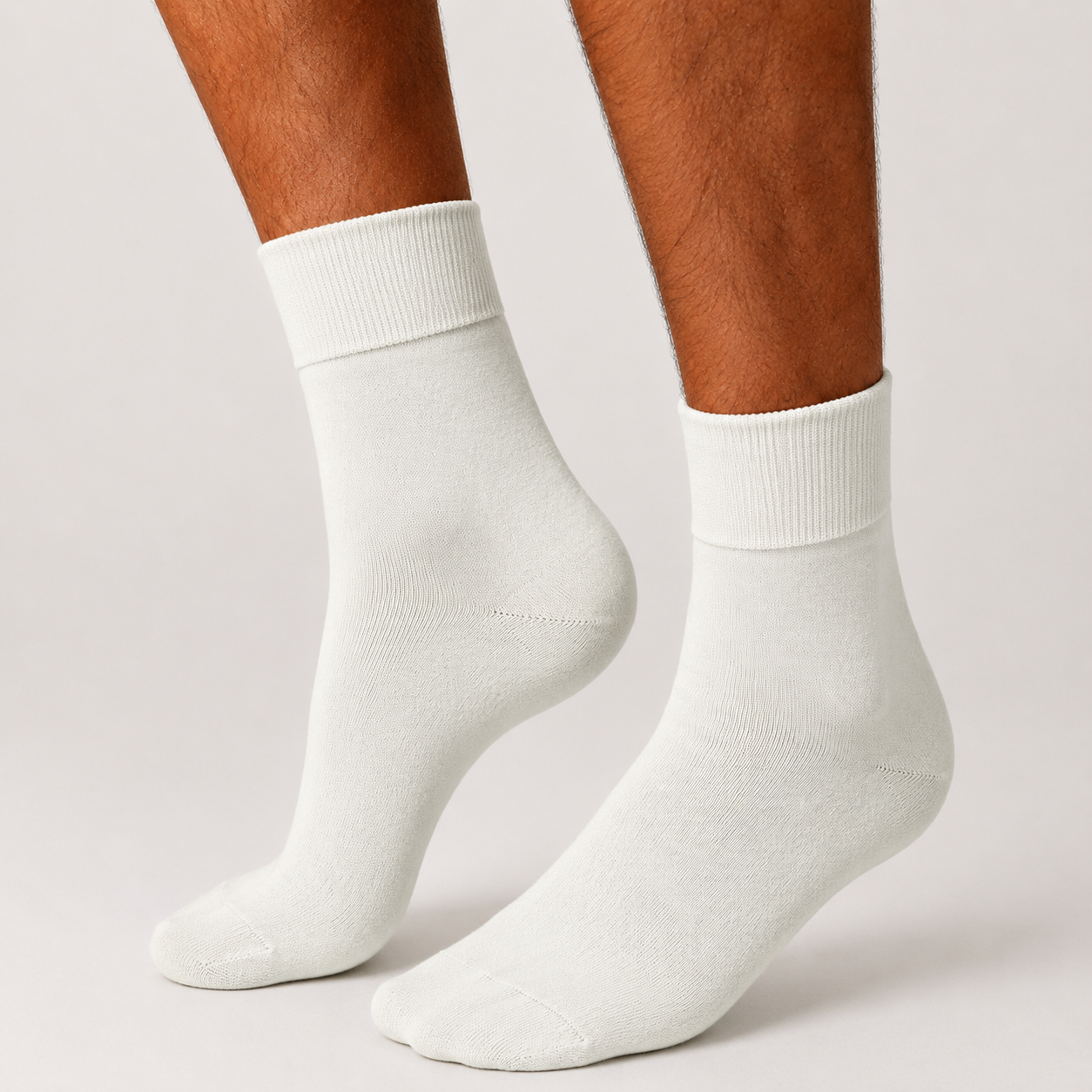 BASIQ Premium Antibacterial & Deodorant plain Cotton Solid Crew Socks