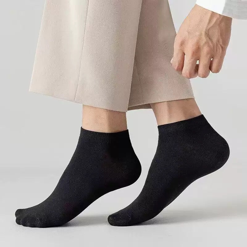 3 Pack Bundle - BASIQ Signature Ankle Socks solids - Antibacterial - Combed Cotton