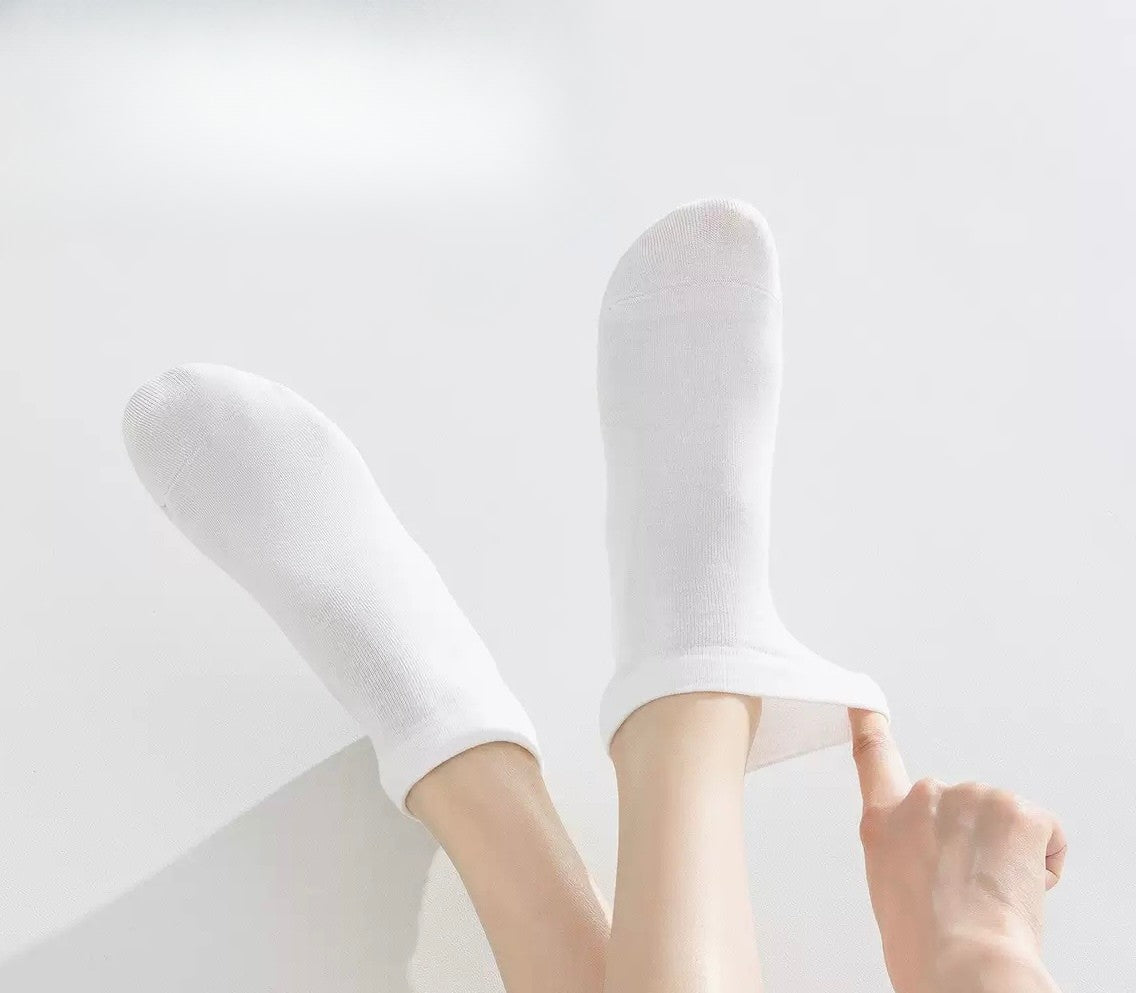 BASIQ Women's Anti-bacterial Combed cotton ankle solid socks - Antibacterial, antiodour, seamless design low cut socks