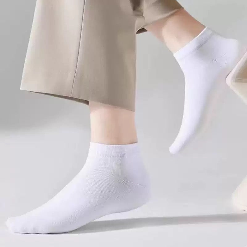 3 Pack Bundle - BASIQ Signature Ankle Socks solids - Antibacterial - Combed Cotton