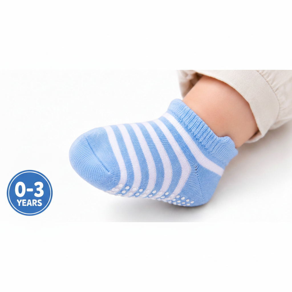BASIQ kids Stripe Anti slip Combed Cotton 6 colors