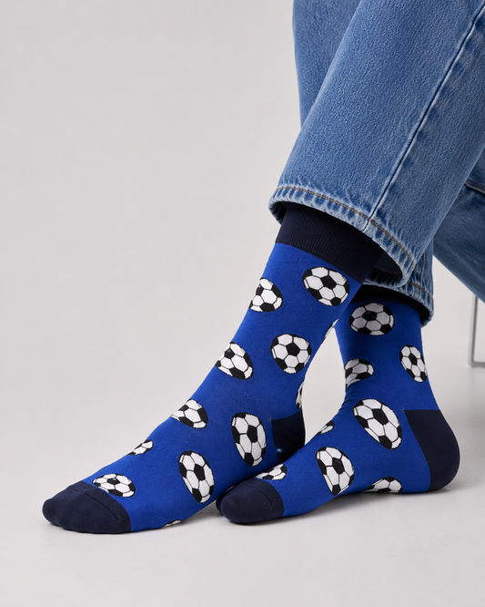 BASIQ Football Crew Socks – Royal Blue