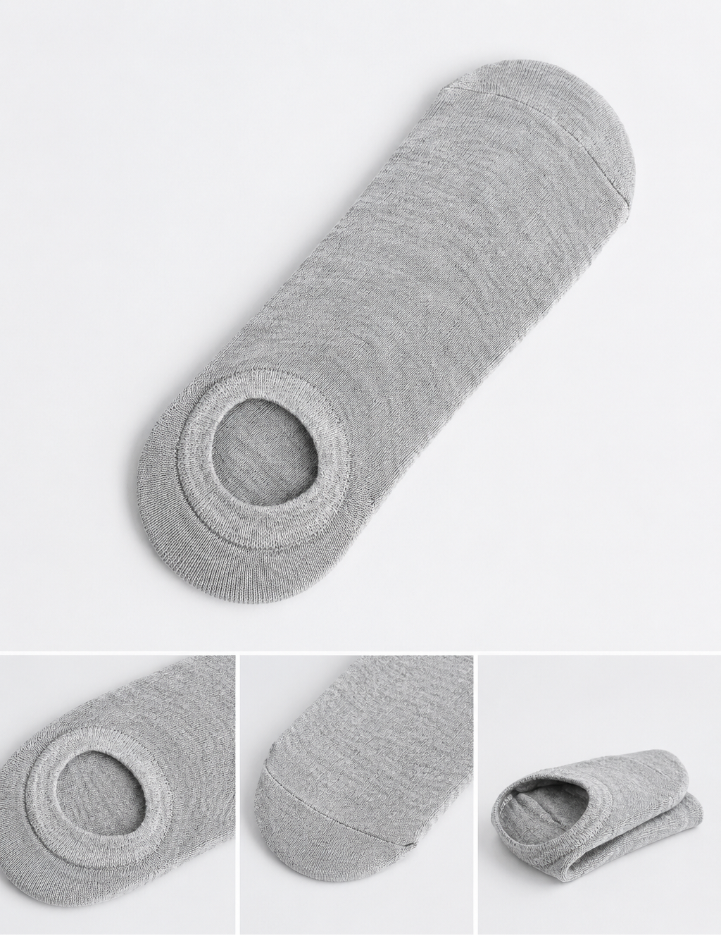 BASIQ No show Solids Premium Combed cotton socks