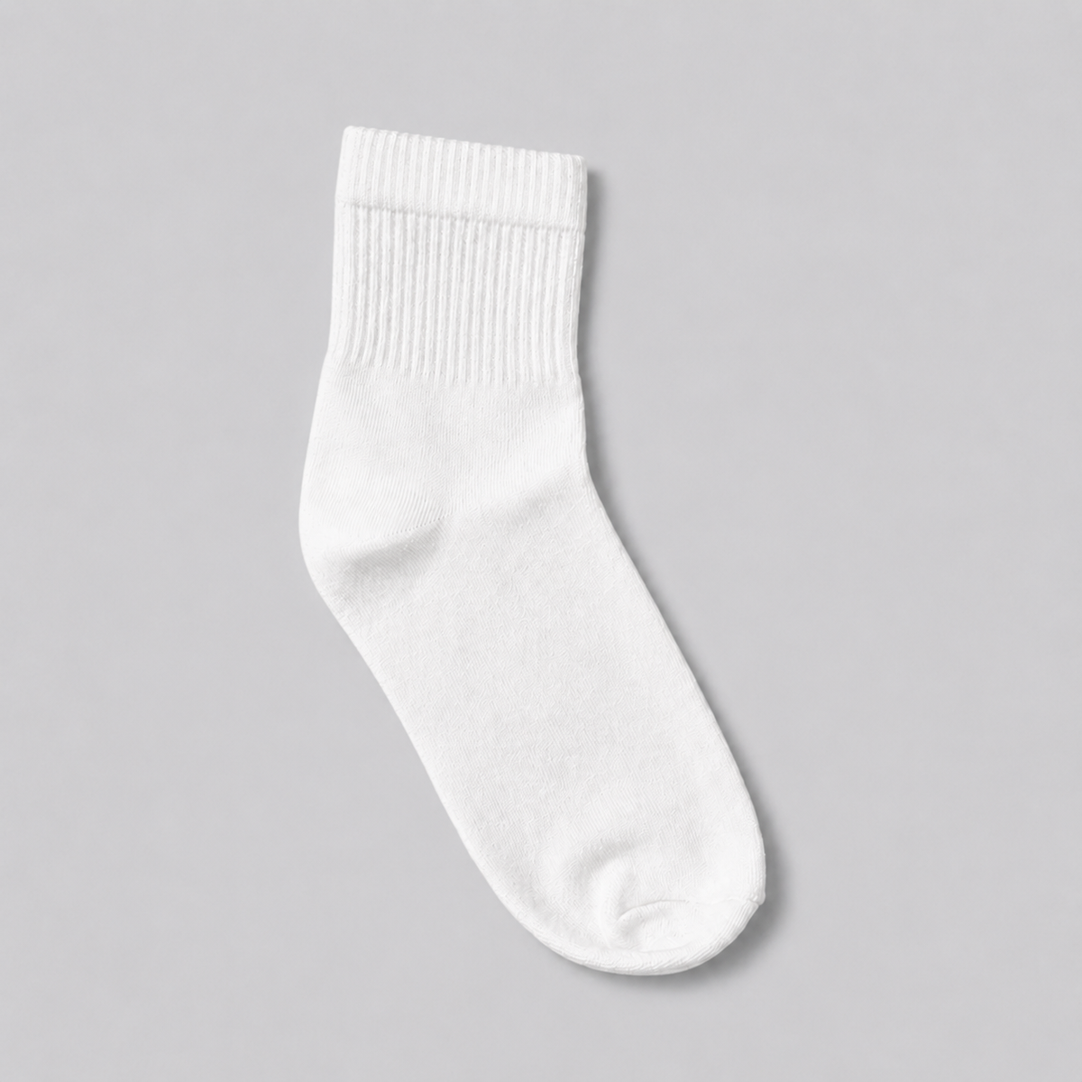 BASIQ Essential White Socks – 3 Pair Bundle | 3 Lengths