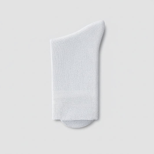 BASIQ Women's Combed Cotton Crew Socks - Ash Gray