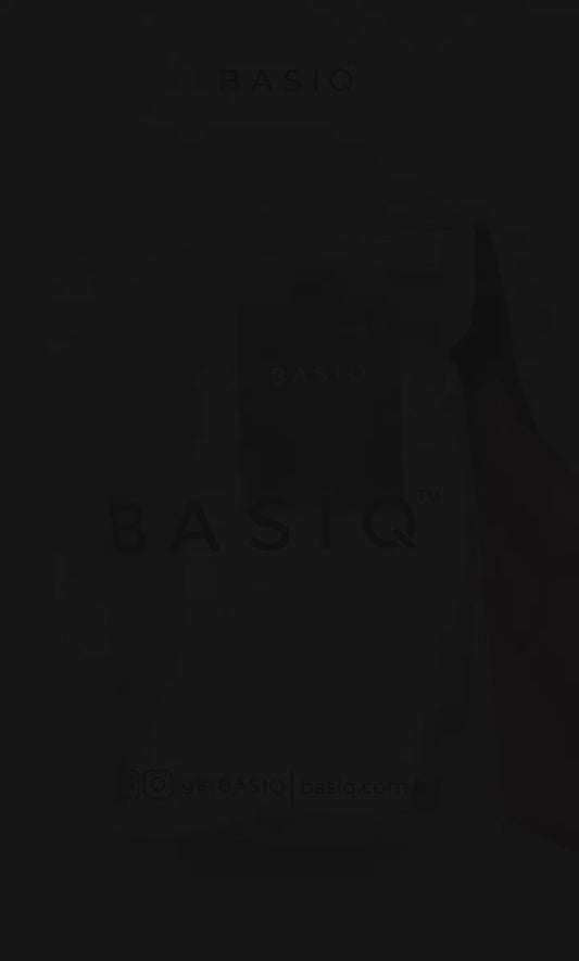 5 Pair BASIQ Bundle - Signature Antibacterial Crew Socks for Men