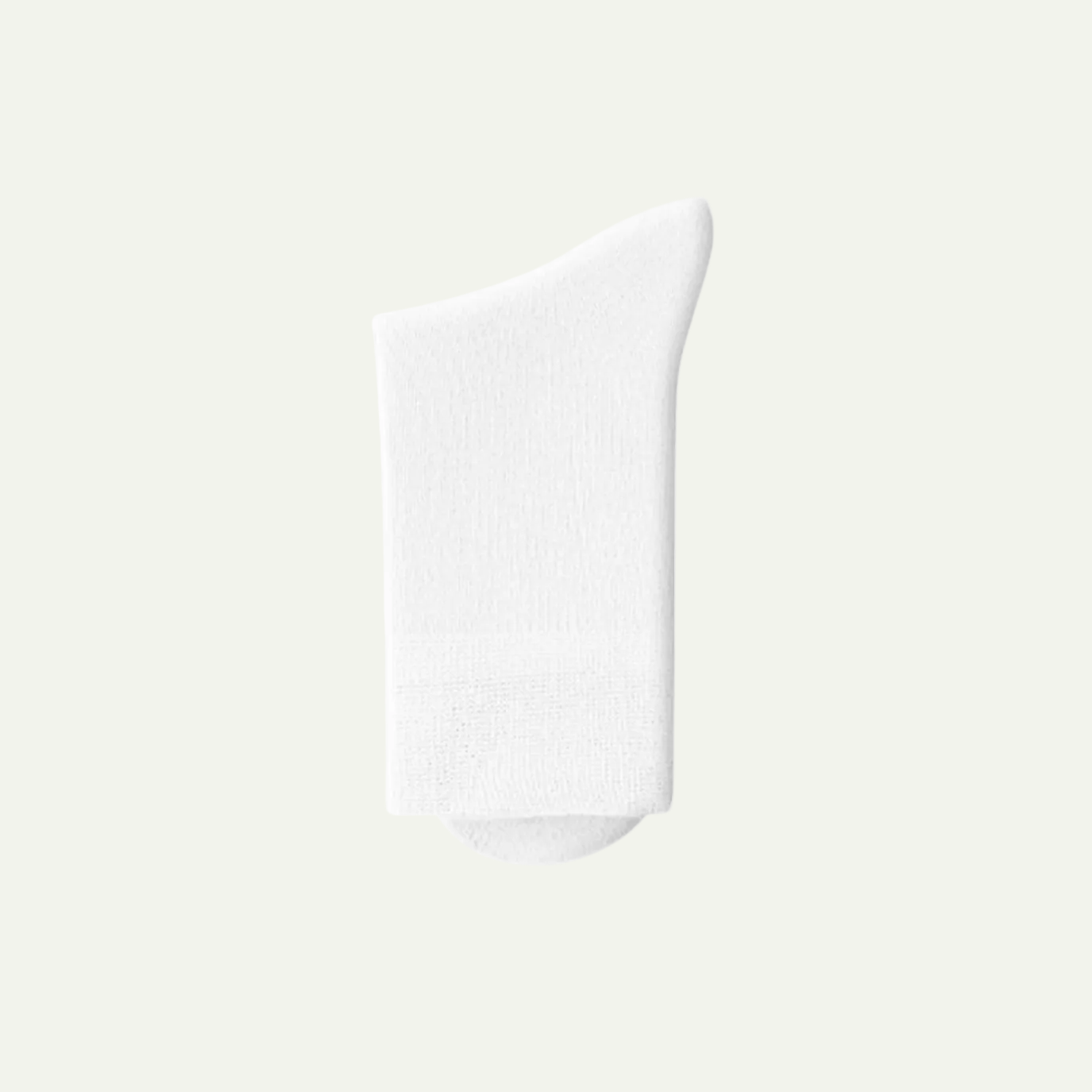 BASIQ Women's Combed Cotton Crew Socks - White